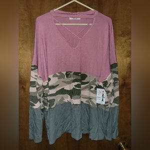 Womens long sleeve top